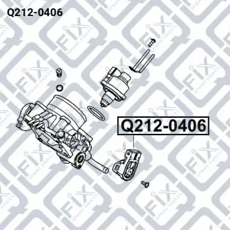 Датчик положения дроссельной заслонки Q-fix Q212-0406