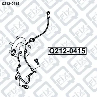 Датчик ABS задній правий Q-fix Q212-0415