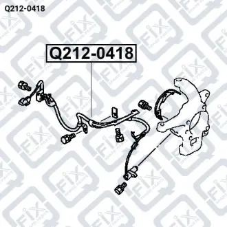 Датчик ABS передній Q-fix Q212-0418