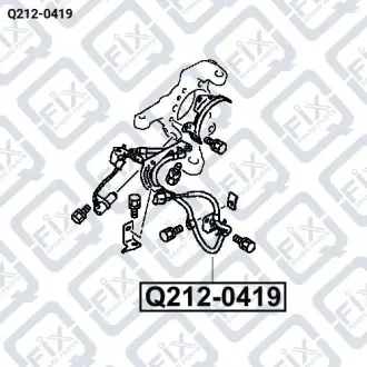 ДАТЧИК ABS ПЕРЕДНИЙ ПРАВЫЙ Q-fix Q212-0419