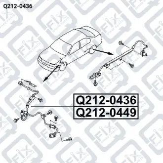 Датчик ABS передній Q-fix Q212-0436