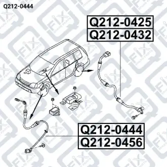 ДАТЧИК ABS ПЕРЕДНИЙ ПРАВЫЙ Q-fix Q212-0444