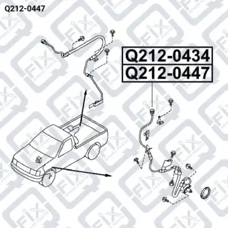 Датчик ABS передній (лівий) Q-fix Q212-0447