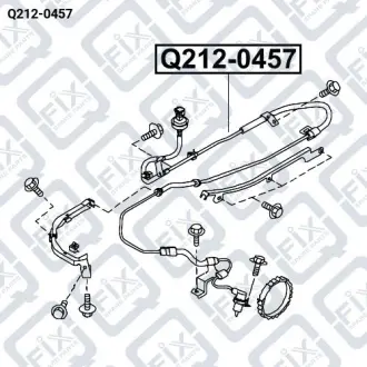 ДАТЧИК ABS ПЕРЕДНИЙ ЛЕВЫЙ Q-fix Q212-0457