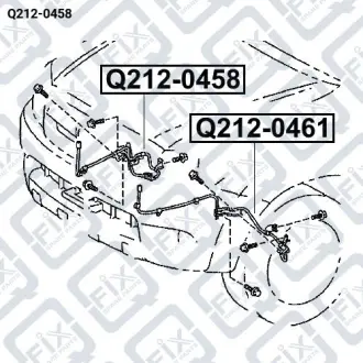 Датчик ABS передній Q-fix Q212-0458