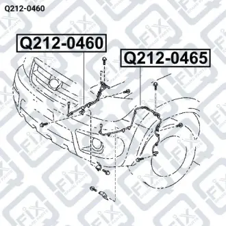 Датчик ABS передній Q-fix Q212-0460