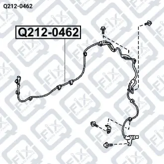 ДАТЧИК ABS ПЕРЕДНИЙ ЛЕВЫЙ Q-fix Q212-0462