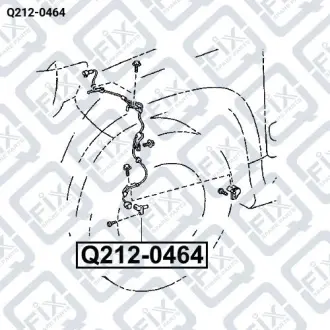 Датчик ABS передній (лівий) Q-fix Q212-0464