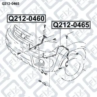 ДАТЧИК ABS ПЕРЕДНИЙ ЛЕВЫЙ Q-fix Q212-0465