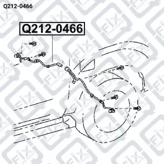 Датчик ABS задній правий Q-fix Q212-0466