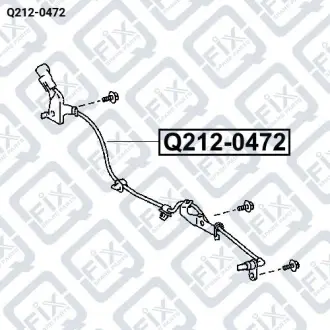 Датчик ABS Задній лівий Q-fix Q212-0472