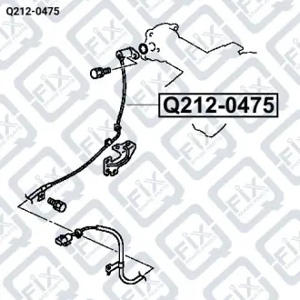 ДАТЧИК ABS ЗАДНИЙ ПРАВЫЙ Q-fix Q212-0475