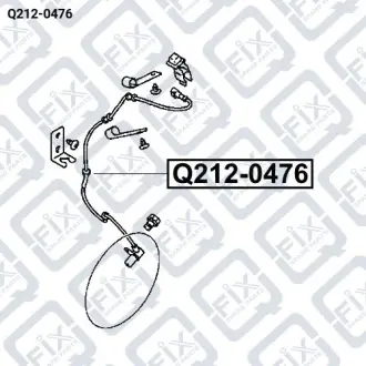 Датчик ABS передній Q-fix Q212-0476