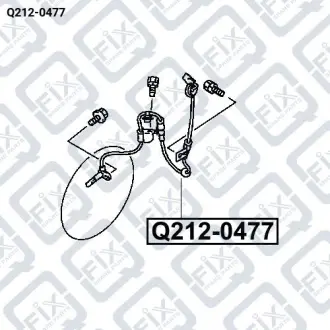 Датчик ABS передній Q-fix Q212-0477