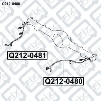 ДАТЧИК ABS ЗАДНИЙ ЛЕВЫЙ Q-fix Q212-0480