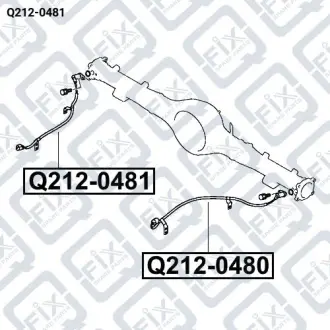 ДАТЧИК ABS ЗАДНИЙ ПРАВЫЙ Q-fix Q212-0481