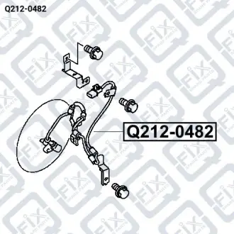 ДАТЧИК ABS ЗАДНИЙ ПРАВЫЙ Q-fix Q212-0482