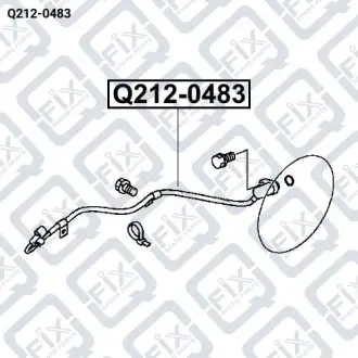 ДАТЧИК ABS ЗАДНИЙ ЛЕВЫЙ Q-fix Q212-0483