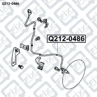 Датчик ABS передній Q-fix Q212-0486