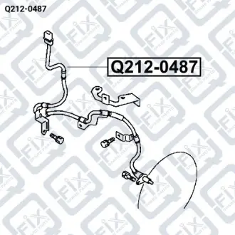 ДАТЧИК ABS ПЕРЕДНИЙ ЛЕВЫЙ Q-fix Q212-0487