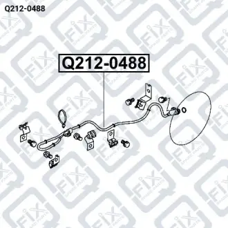 ДАТЧИК ABS ЗАДНИЙ Q-fix Q212-0488