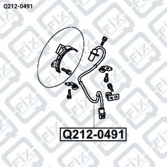 ДАТЧИК ABS ЗАДНИЙ ПРАВЫЙ Q-fix Q212-0491