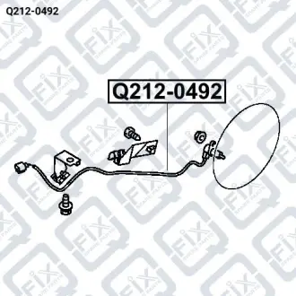 ДАТЧИК ABS ЗАДНИЙ ЛЕВЫЙ Q-fix Q212-0492