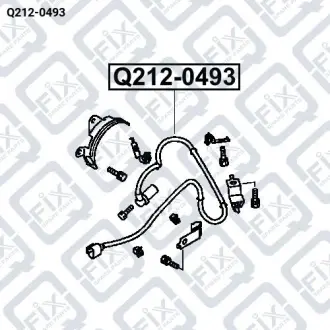 ДАТЧИК ABS ПЕРЕДНИЙ ПРАВЫЙ Q-fix Q212-0493