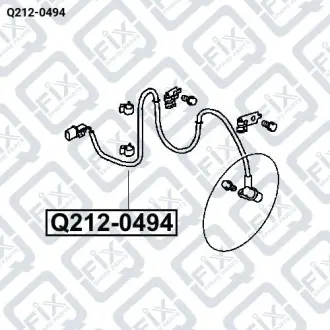 ДАТЧИК ABS ПЕРЕДНИЙ ЛЕВЫЙ Q-fix Q212-0494