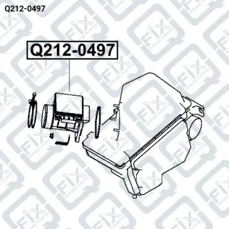 ДАТЧИК РАСХОДА ВОЗДУХА Q-fix Q212-0497