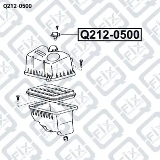 ДАТЧИК РАСХОДА ВОЗДУХА Q-fix Q212-0500
