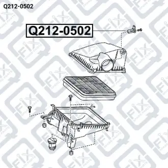 ДАТЧИК РАСХОДА ВОЗДУХА Q-fix Q212-0502