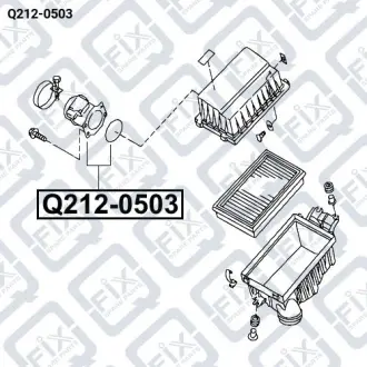 ДАТЧИК РАСХОДА ВОЗДУХА Q-fix Q212-0503