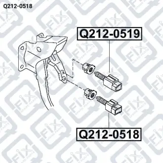 Датчик стоп сигналу Q-fix Q212-0518