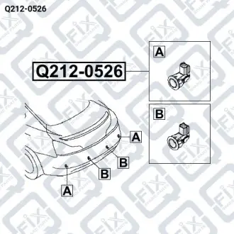 Датчик парктроніки Q-fix Q212-0526