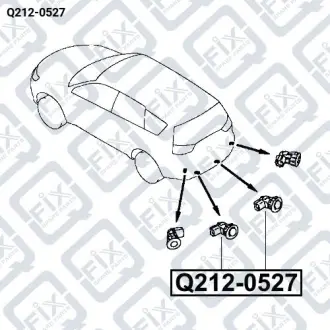 Датчик парктроніки Q-fix Q212-0527