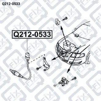 Датчик кисневий Q-fix Q212-0533