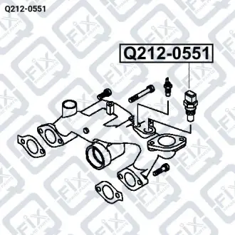 ДАТЧИК ТЕМПЕРАТУРЫ ВОДЫ Q-fix Q212-0551
