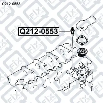 ДАТЧИК ТЕМПЕРАТУРЫ ВОДЫ Q-fix Q212-0553