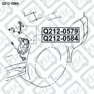 ДАТЧИК ДОРОЖНОГО ПРОСВЕТА ЗАДН L Q-fix Q212-0584