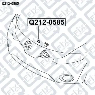 ДАТЧИК ДАВЛЕНИЯ МАСЛА Q-fix Q212-0585