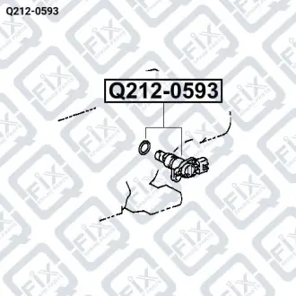 ДАТЧИК СНІДОМЕТРА (ШЕСТЕРНЯ) Q-fix Q212-0593