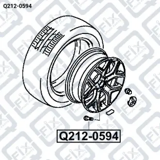ДАТЧИК ДАВЛЕНИЯ В ШИНАХ Q-fix Q212-0594