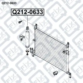 Датчик тиску кондиціонера Q-fix Q212-0633
