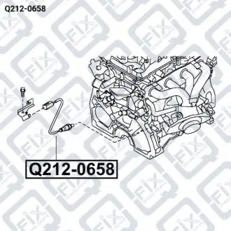 ДАТЧИК КИСЛОРОДНЫЙ Q-fix Q212-0658