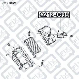 ДАТЧИК РАСХОДА ВОЗДУХА Q-fix Q212-0699