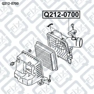 ДАТЧИК РАСХОДА ВОЗДУХА Q-fix Q212-0700