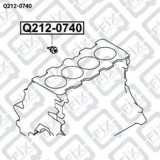 ДАТЧИК ДАВЛЕНИЯ МАСЛА Q-fix Q212-0740