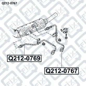 Датчик кисневий Q-fix Q212-0767