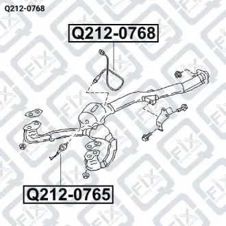 Датчик кисневий Q-fix Q212-0768